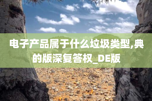 电子产品属于什么垃圾类型,典的版深复答权_DE版