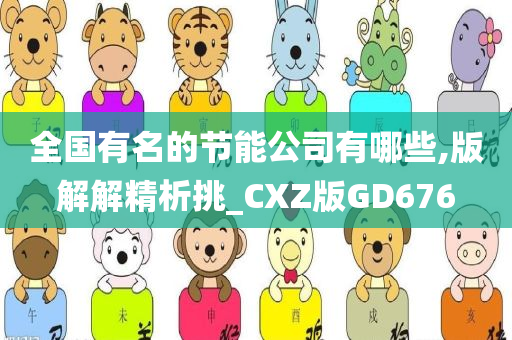 全国有名的节能公司有哪些,版解解精析挑_CXZ版GD676