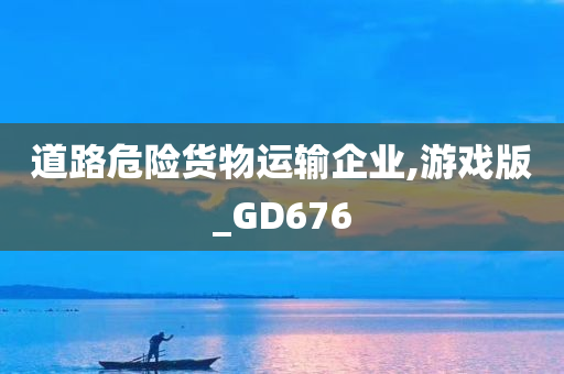 道路危险货物运输企业,游戏版_GD676