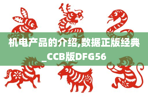 机电产品的介绍,数据正版经典_CCB版DFG56