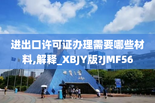 进出口许可证办理需要哪些材料,解释_XBJY版?JMF56