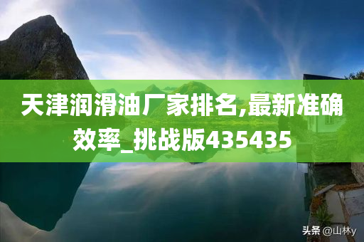 天津润滑油厂家排名,最新准确效率_挑战版435435