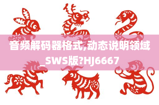 音频解码器格式,动态说明领域_SWS版?HJ6667