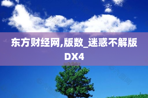 东方财经网,版数_迷惑不解版DX4