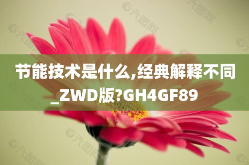 节能技术是什么,经典解释不同_ZWD版?GH4GF89