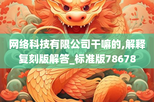 网络科技有限公司干嘛的,解释复刻版解答_标准版78678