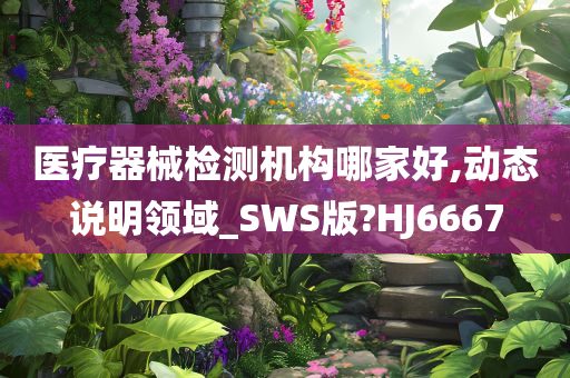 医疗器械检测机构哪家好,动态说明领域_SWS版?HJ6667