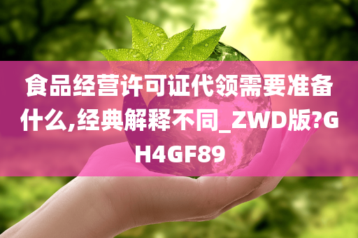 食品经营许可证代领需要准备什么,经典解释不同_ZWD版?GH4GF89