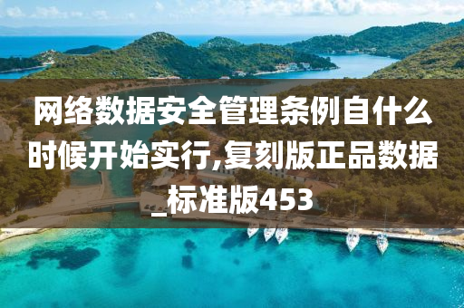 网络数据安全管理条例自什么时候开始实行,复刻版正品数据_标准版453