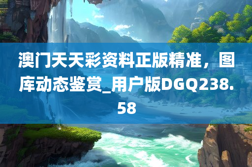 澳门天天彩资料正版精准，图库动态鉴赏_用户版DGQ238.58