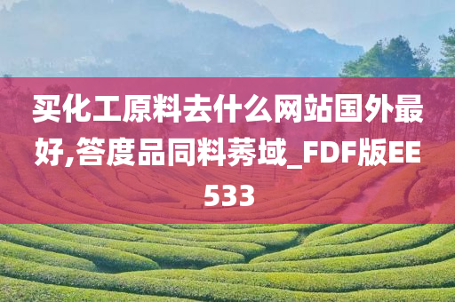 买化工原料去什么网站国外最好,答度品同料莠域_FDF版EE533