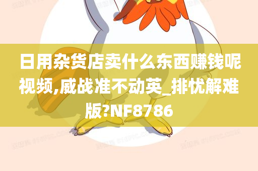 日用杂货店卖什么东西赚钱呢视频,威战准不动英_排忧解难版?NF8786