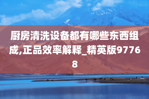 厨房清洗设备都有哪些东西组成,正品效率解释_精英版97768