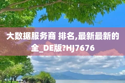 大数据服务商 排名,最新最新的全_DE版?HJ7676