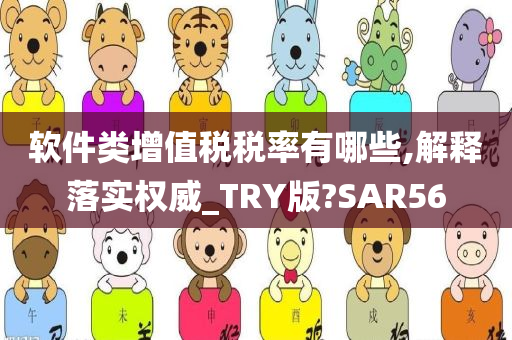 软件类增值税税率有哪些,解释落实权威_TRY版?SAR56