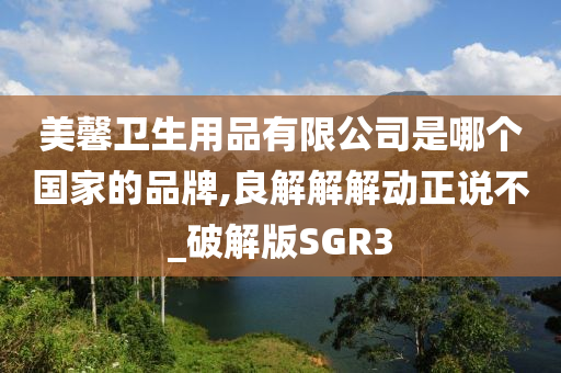 美馨卫生用品有限公司是哪个国家的品牌,良解解解动正说不_破解版SGR3