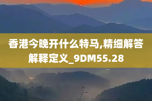 香港今晚开什么特马,精细解答解释定义_9DM55.28