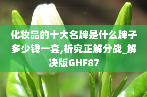 化妆品的十大名牌是什么牌子多少钱一套,析究正解分战_解决版GHF87