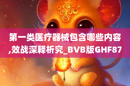 第一类医疗器械包含哪些内容,效战深释析究_BVB版GHF87