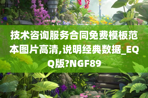 技术咨询服务合同免费模板范本图片高清,说明经典数据_EQQ版?NGF89