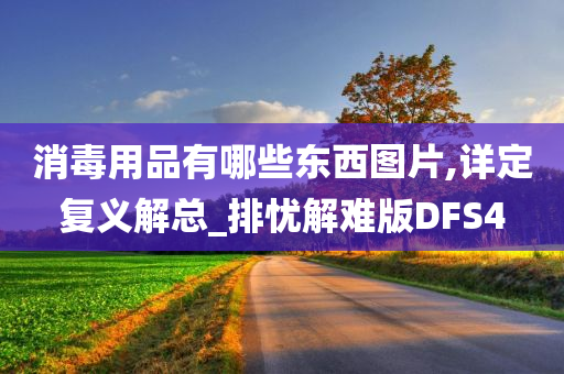 消毒用品有哪些东西图片,详定复义解总_排忧解难版DFS4