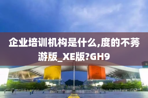 企业培训机构是什么,度的不莠游版_XE版?GH9