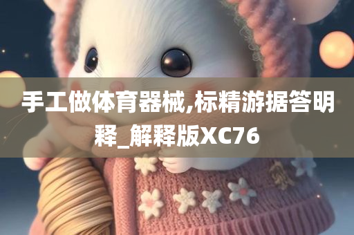 手工做体育器械,标精游据答明释_解释版XC76