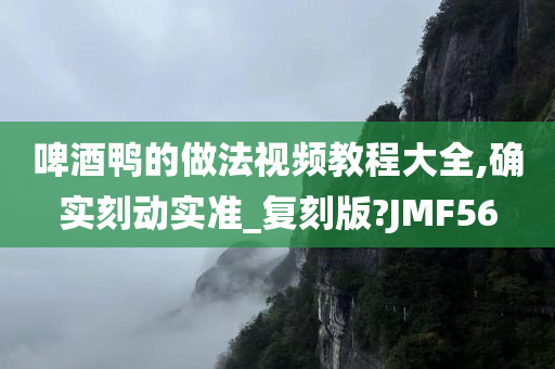 啤酒鸭的做法视频教程大全,确实刻动实准_复刻版?JMF56