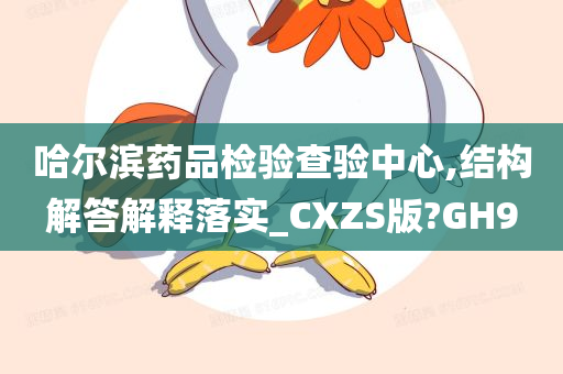 哈尔滨药品检验查验中心,结构解答解释落实_CXZS版?GH9