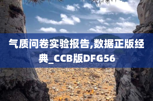 气质问卷实验报告,数据正版经典_CCB版DFG56