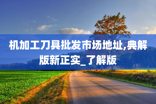 机加工刀具批发市场地址,典解版新正实_了解版