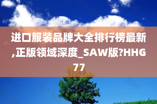 进口服装品牌大全排行榜最新,正版领域深度_SAW版?HHG77