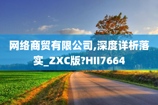 网络商贸有限公司,深度详析落实_ZXC版?HII7664