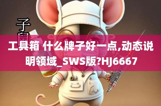 工具箱 什么牌子好一点,动态说明领域_SWS版?HJ6667