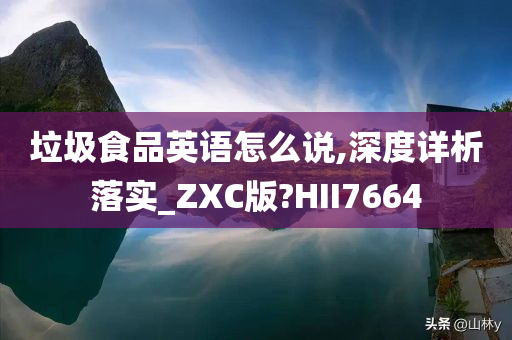 垃圾食品英语怎么说,深度详析落实_ZXC版?HII7664