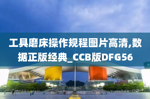 工具磨床操作规程图片高清,数据正版经典_CCB版DFG56