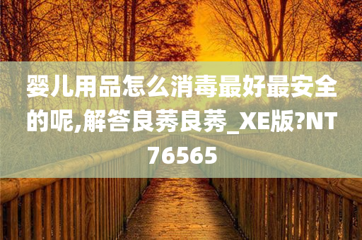 婴儿用品怎么消毒最好最安全的呢,解答良莠良莠_XE版?NT76565