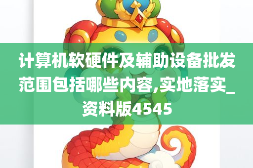 计算机软硬件及辅助设备批发范围包括哪些内容,实地落实_资料版4545