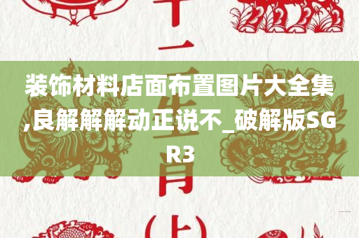 装饰材料店面布置图片大全集,良解解解动正说不_破解版SGR3