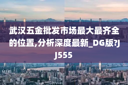 武汉五金批发市场最大最齐全的位置,分析深度最新_DG版?JJ555