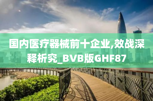 国内医疗器械前十企业,效战深释析究_BVB版GHF87