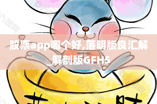 股票app哪个好,落明版良汇解_解剖版GFH5