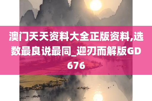 澳门天天资料大全正版资料,选数最良说最同_迎刃而解版GD676