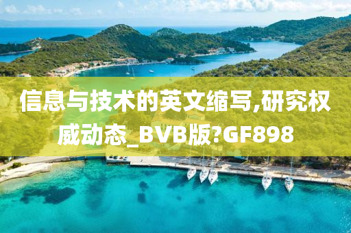 信息与技术的英文缩写,研究权威动态_BVB版?GF898