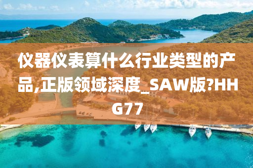 仪器仪表算什么行业类型的产品,正版领域深度_SAW版?HHG77