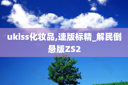 ukiss化妆品,速版标精_解民倒悬版ZS2