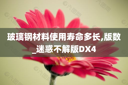 玻璃钢材料使用寿命多长,版数_迷惑不解版DX4