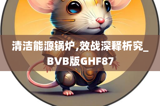 清洁能源锅炉,效战深释析究_BVB版GHF87