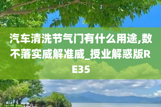 汽车清洗节气门有什么用途,数不落实威解准威_授业解惑版RE35