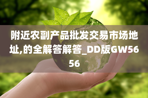 附近农副产品批发交易市场地址,的全解答解答_DD版GW5656